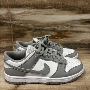 Nike Low-Top Sneakers in White and Gray